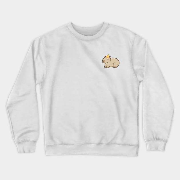 Capybara Crewneck Sweatshirt by Piexels